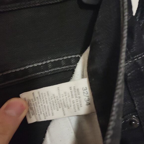 Men's American Eagle Black Slim Jeans 32W x 34L - Picture 6 of 8